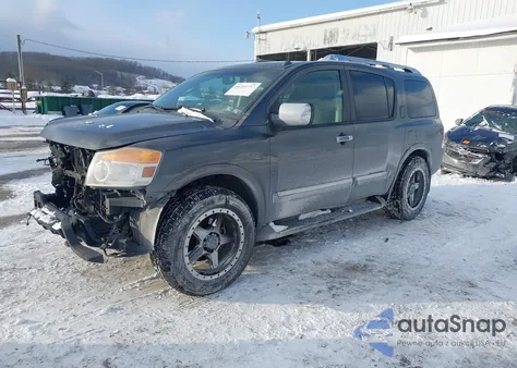 2011 Nissan Armada Platinum from USA, damaged, VIN 5N1AA0NE6BN606622